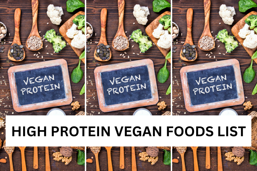 high protein vegan foods list

