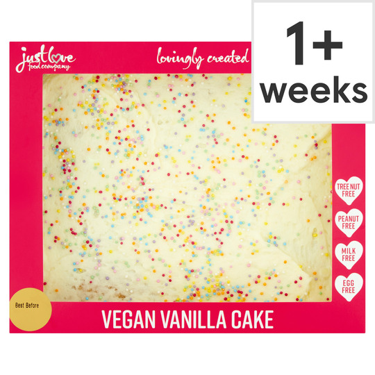 tesco vegan cake