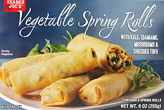 trader joe's vegan vegetable spring rolls