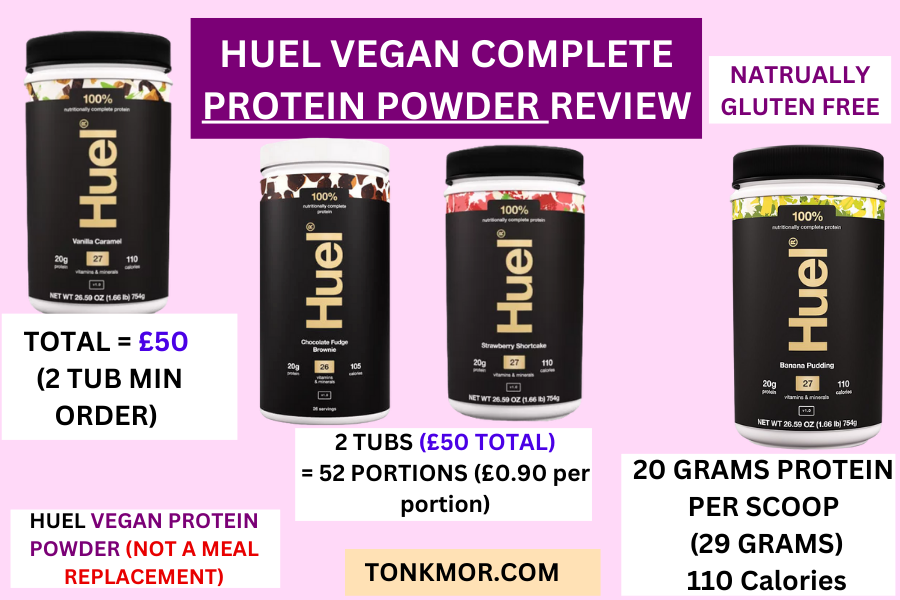 Best vegan protein powder brand .. Huel complete vegan protein powder review