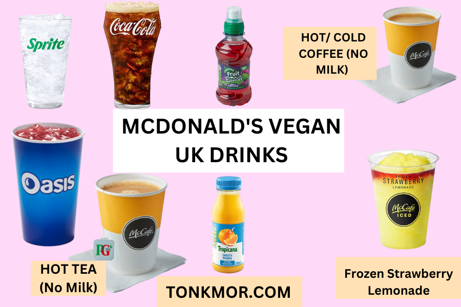 Mcdonald's vegan UK drinks 
