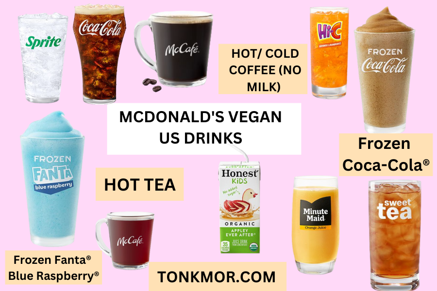Mcdonald's vegan US DRINKS