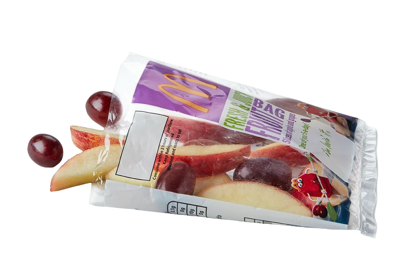 Mcdonald vegan apple & grape