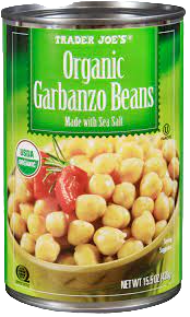 Trader joe's organiic garbanzo beans