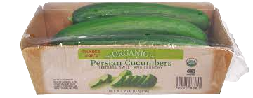 trader joe's organic persian cucumbers