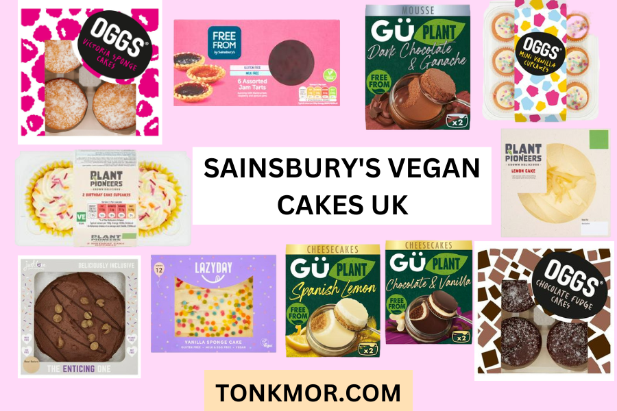 sainsbury's vegan cakes UK , sainsbury vegan cheesecake