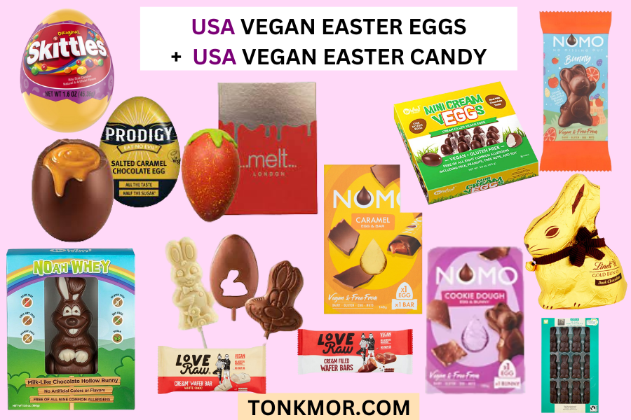 USA vegan easter eggs,   vegan easter candy USA