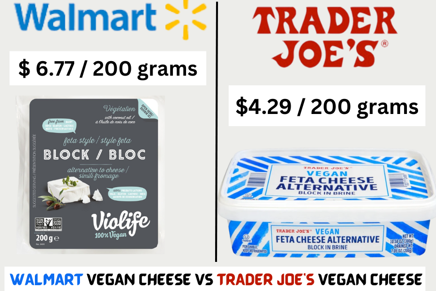 trader joe's vegan cheese vs walmarts vegan cheese