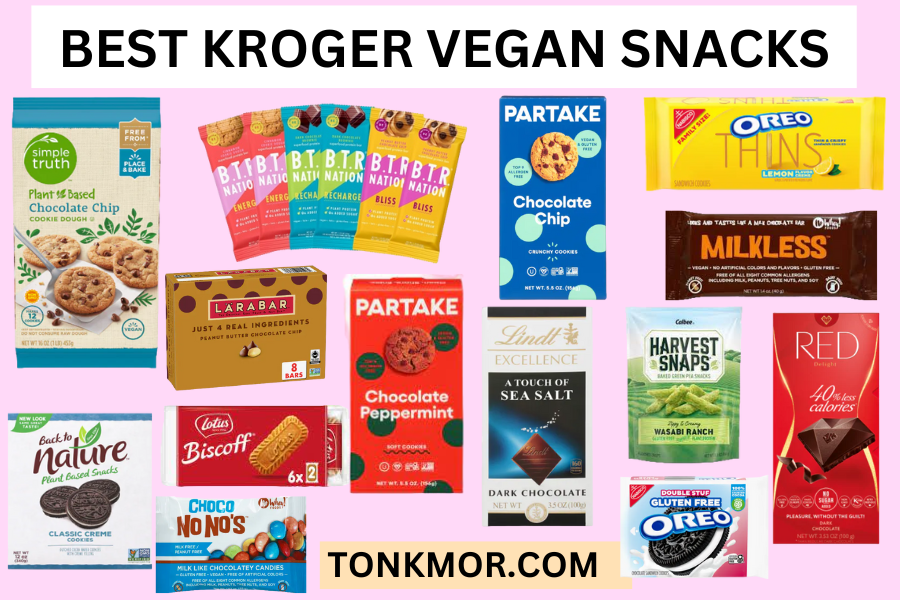 best kroger vegan snacks and lots of vegan chocolates