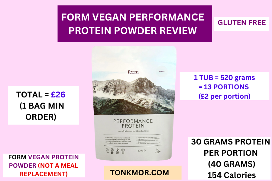 Best vegan protein powder - form nutrition protein powder