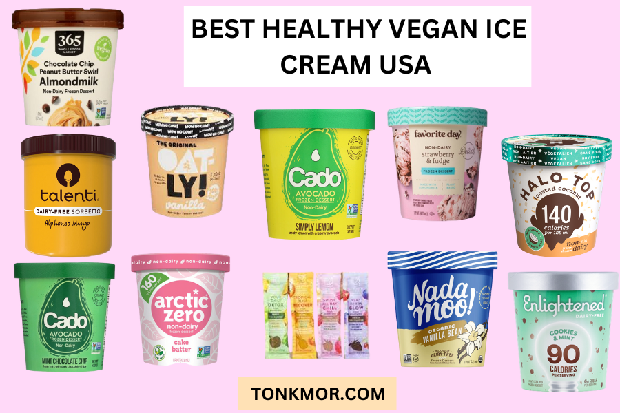 best vegan healthy ice cream USA