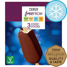 best tesco free from vegan ice cream bar 