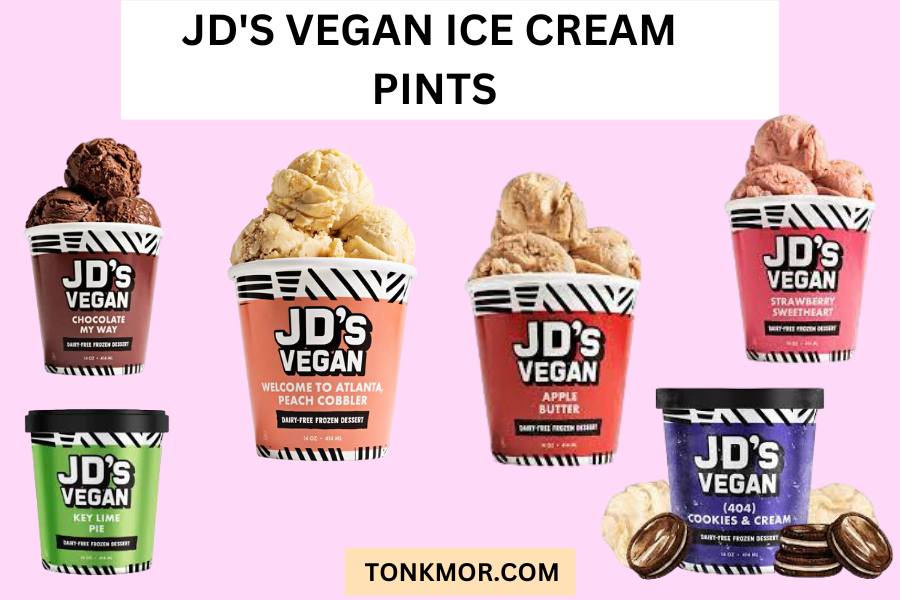 JD'S vegan ice cream pints 