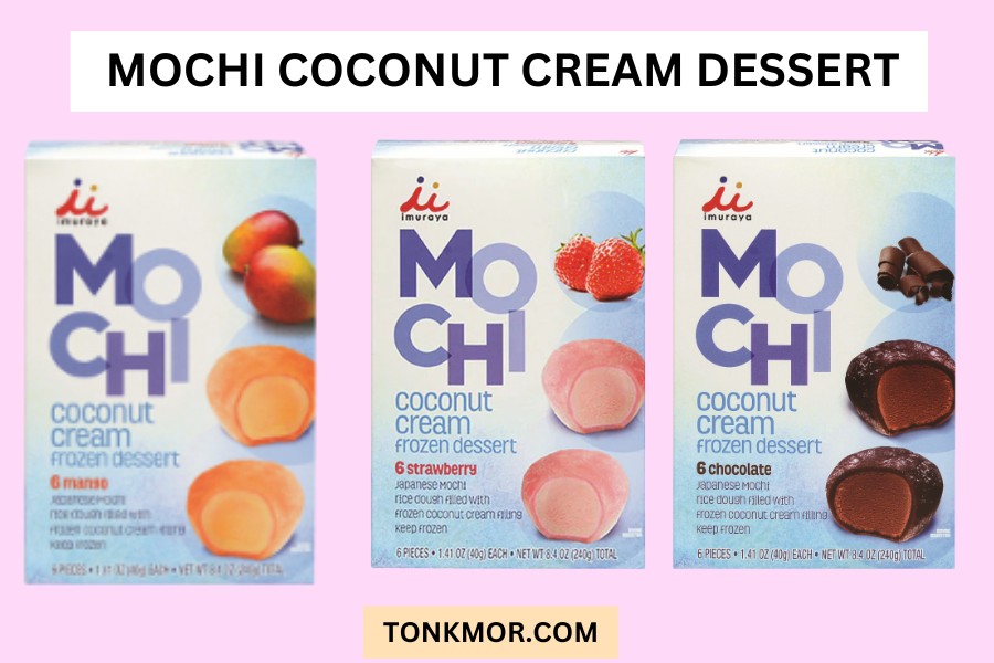 mochi coconut cream vegan mochi ice cream
