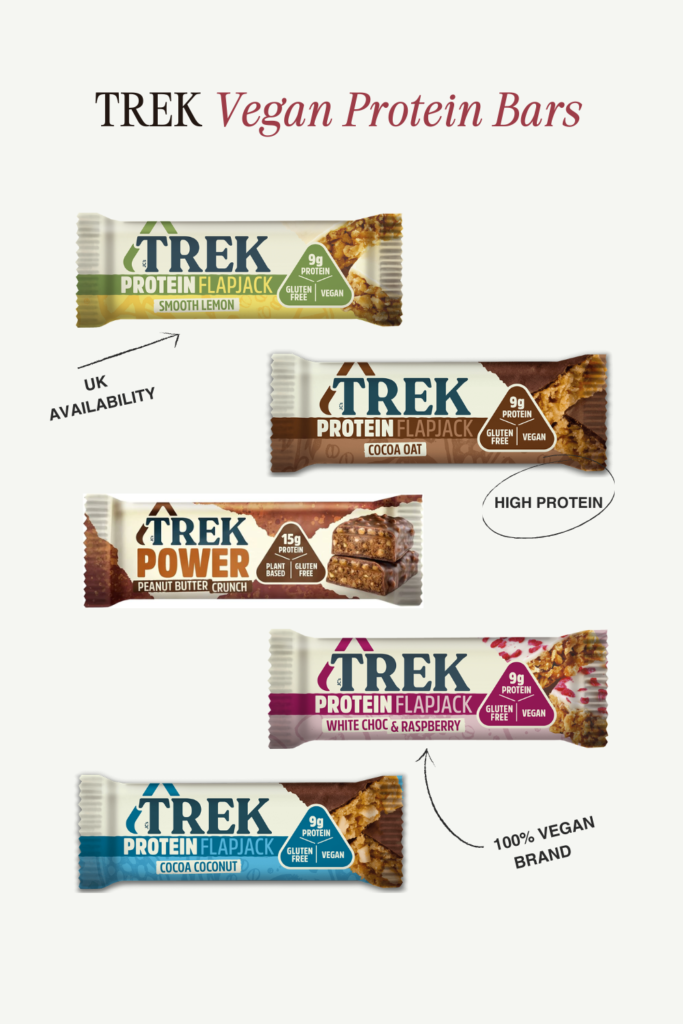 TREK vegan protein bar